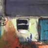 Black Isle House, 2012, watercolour, 26x15cm